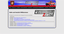 Desktop Screenshot of feuerwehr-zittau.de
