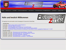 Tablet Screenshot of feuerwehr-zittau.de